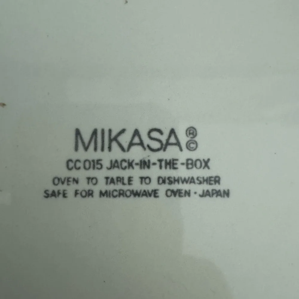 Vintage Antique Miikasa CC 015 Jack-In-The-Box Plate Perfect For Collectors